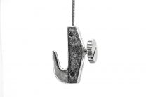 Steel cable hook H12 for 1-2mm wire