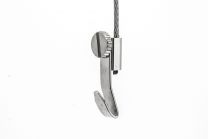 Steel cable hook H9 for 1-2mm wire