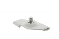 Suspended ceiling clip with M6x6mm white