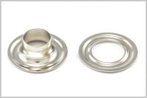 Qfix Grommets Classic mm nickel plated brass per 1000