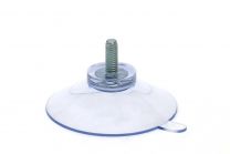 Suction cup 40mm M4x10 with lip