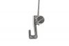 Steel cable hook H10 for 1-3mm wire