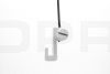Stahlkabelhaken H11 für 1-3mm Stahlseil weiss
