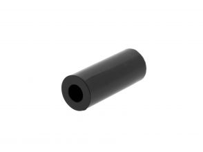 Plastic spacer sleeves M6 black 12x30x6mm Rodyspacer