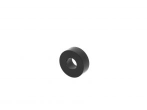 Plastic spacer sleeves M6 black 14x5x6mm Rodyspacer
