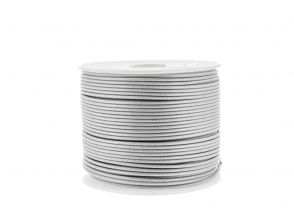 Plastic coated Steel cable 2mm, 100m roll