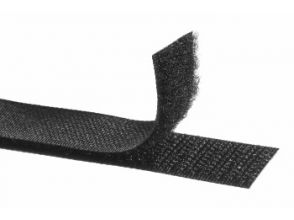 Quattrofix Velcro black, 25 mm x 10 mtr.