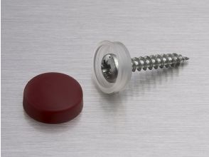 Snap Cap screw covers 16mm Burgundy