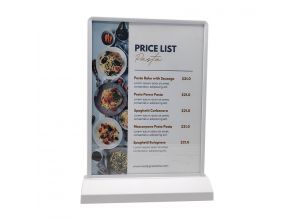 Luxury A4 display with LED