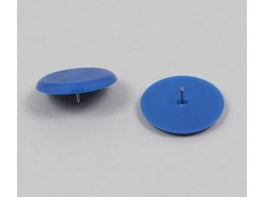 Poster pin kop 15 mm, blauw