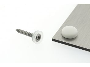 Snap Cap screw covers 13mm Arctic Teak