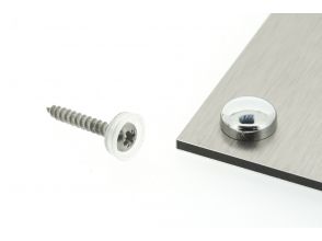 Snap Cap screw covers 13mm Chrome
