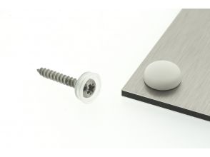 Snap Cap screw covers 13mm Off White