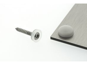 Snap Cap screw covers 13mm Morning Grey