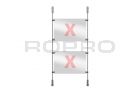 Window presentation rod system set 2, 50cm