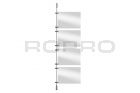Schaufensterstangensystem 100cm Erweiterungsset 4
