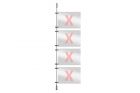 Window presentation rod system extension set 9, 250cm