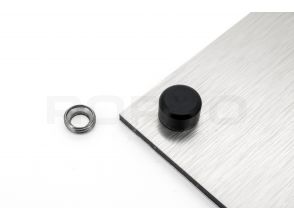 Abdeckkappe 10mm Aluminium schwarz Miniplex