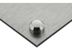Caches vis Chanfrein Basic 12mm chrome