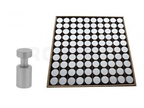 Afstandhouders aluminium 13x18 met schroefdraad 100 stuks