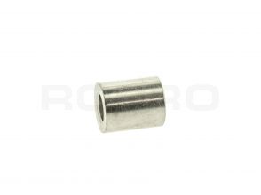Afstandsbus nikkel M5 10x12x5,3mm Rodyhuls