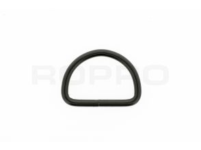 D-Ring 32x4mm verzinkt zwart