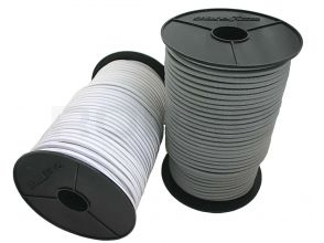 Qfix Elastisch koord met polyethyleen mantel 8 mm wit