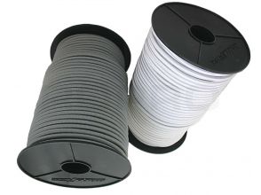 Qfix Elastisch koord met polypropyleen mantel 6 mm zwart