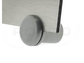 Afstandhouders Borderfix 20x20 Kunststof - kleur aluminium