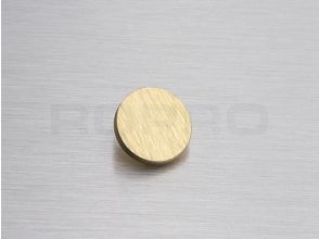 Metalfix 1 265 plat afdekkapje messing mat