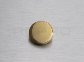Metalfix 2 /  1932 cabochon plat laiton brillant