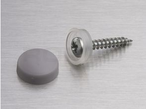 Snap Cap capuchon en plastique 16mm Aluminum Tone