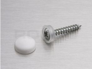 Snap Cap capuchon en plastique 13mm blanc