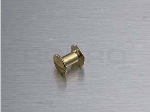 Vis à relier laiton 5 x 7 mm