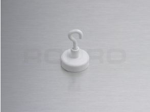 Aimant avec metal blanc crochet 1 kg