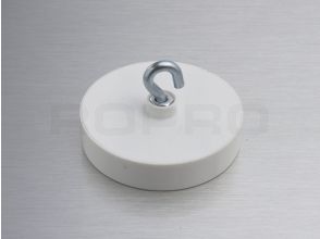 Rond Aimant avec plastic blanc crochet 9 kg