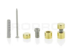 Afstandhouders Miniplex 9+8 goud verchroomd 1-6mm kompleet