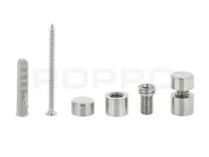 Afstandhouders Miniplex 9+8 RVS 304, 1-6mm kompleet
