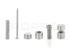 Afstandhouders Miniplex 9+8 RVS 304, 7-12mm kompleet