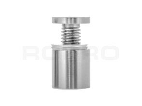 Entretoises inox 304 15x15 +10mm filetage à gauche