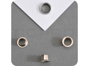 Zeilring, No. 25, 4 mm vernikkeld