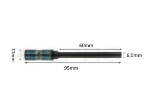 Papierboor RT1 6mm x 60mm
