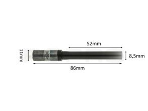 Papierboor RT1 8mm x 52mm