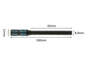 Papierboor RT1 8mm x 65mm