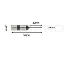 Papierboor Standaard 2mm x 22mm
