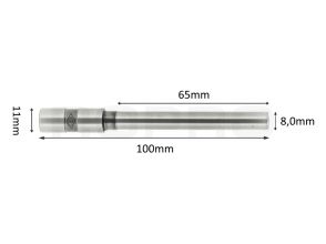 Papierboor Standaard 8mm x 65mm
