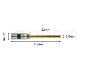 Papierboor titanium coating 5mm x 52mm
