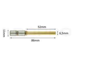 Papierboor titanium coating 6,5mm x 52mm
