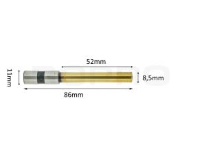 Papierboor titanium coating 8,5mm x 52mm