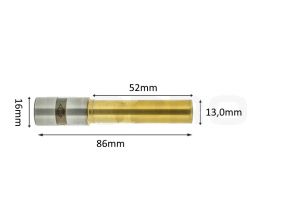 Papierboor titanium coating 13mm x 52mm L